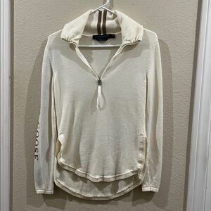 Canada Goose Cream Cowl Neck Sweater XS